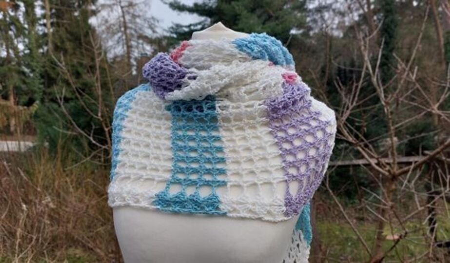 Häkelanleitung Schal/Tuch/Stola Simla