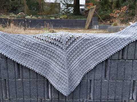 Häkelanleitung Dreieckstuch Lina