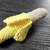 Mini Banane geschält  Häkelanleitung
