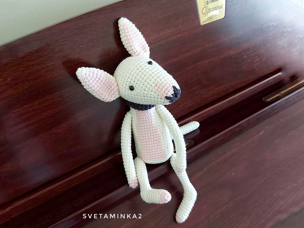 Bull Terrier Crochet Pattern Dog Amigurumi - Image 4