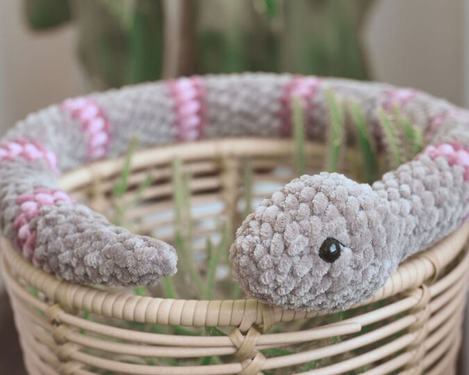 Häkelanleitung: Schlange | 80cm