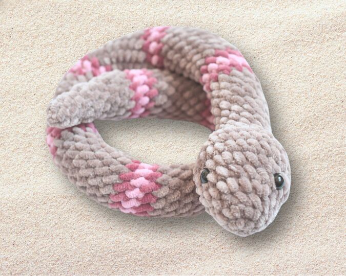 Häkelanleitung: Schlange | 80cm