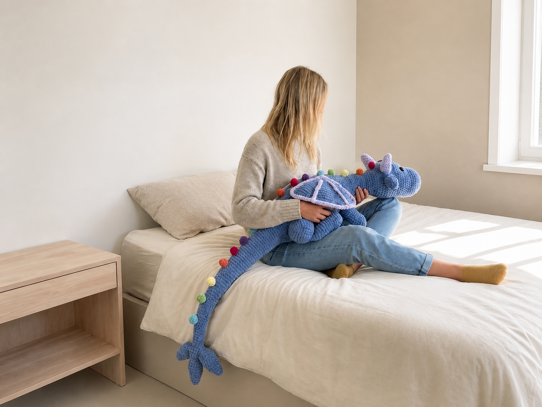 Crochet Pattern: Giant rainbow dragon | 1 Pattern - 2 Giant Sizes - Image 9