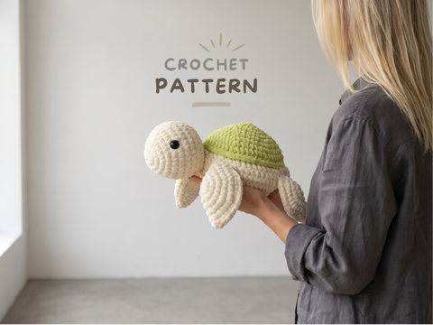 Häkelanleitung: Schildkröte | 29cm