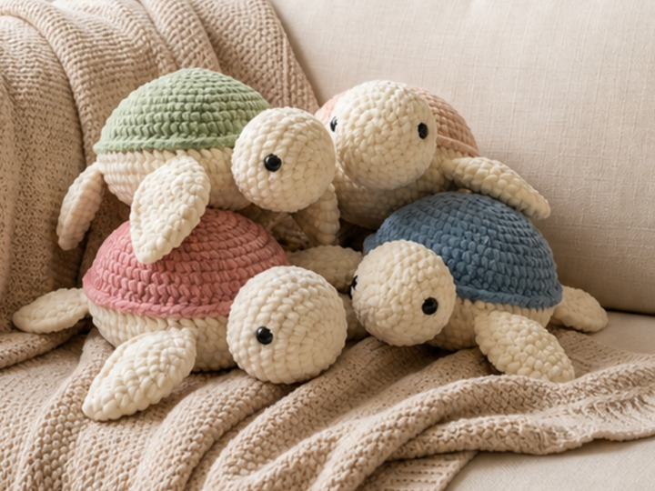 Crochet Pattern: Turtle | 29cm | 11.4