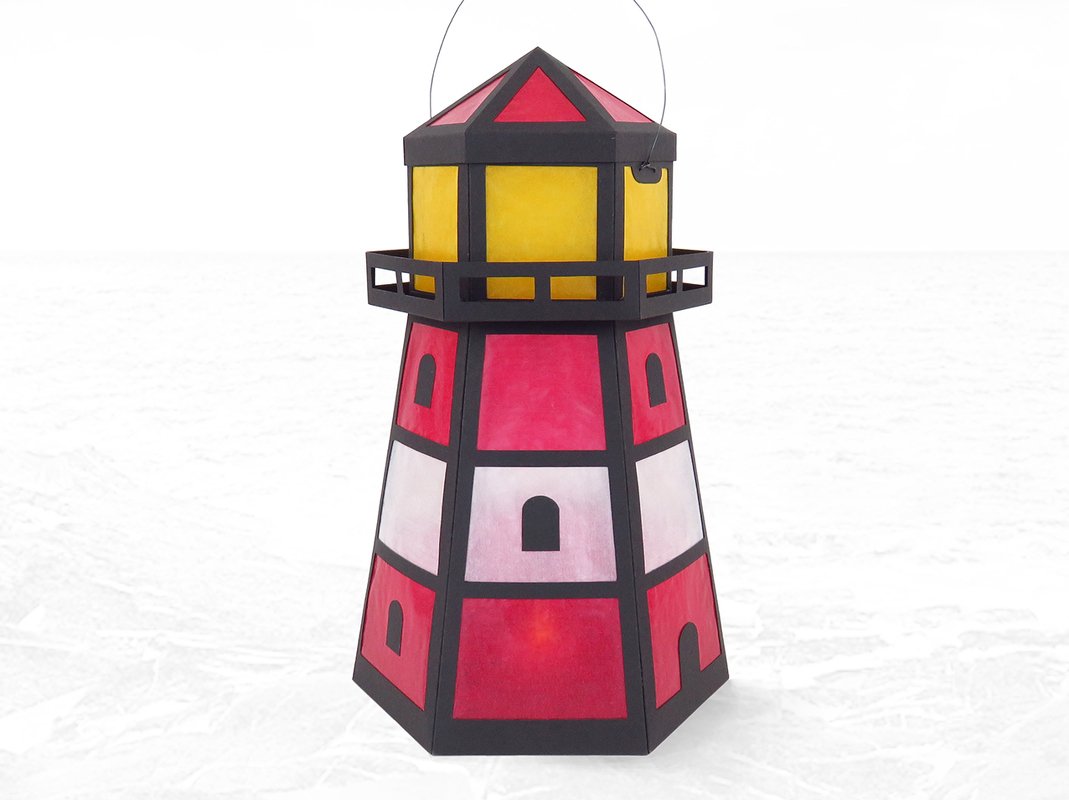 St. Martins-Laterne – Leuchtturm – Bastelanleitung und Vorlagen