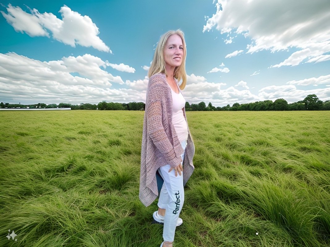 Häkelanleitung Wasserfall Weste/Mantel Slap