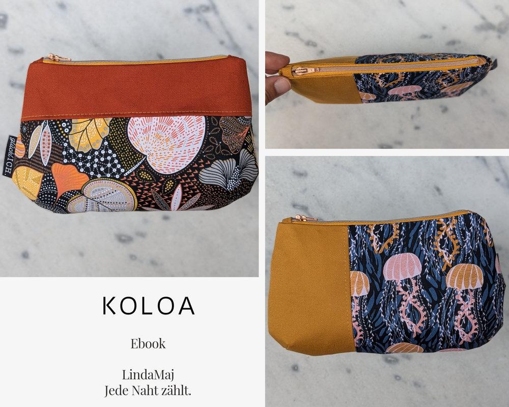 Anleitung Täschlein mit Designwechsel "Koloa"