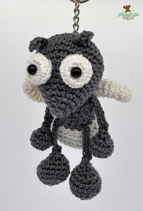 Glühwürmchen Schlenkertier, Taschenbaumler - Häkelanleitung - Bild 4