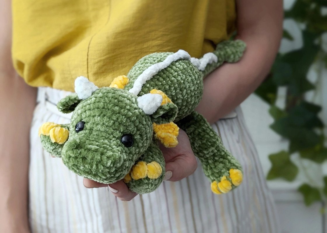 No-Sew Dragon - Amigurumi Crochet Pattern (in ENG, DE) - Image 6