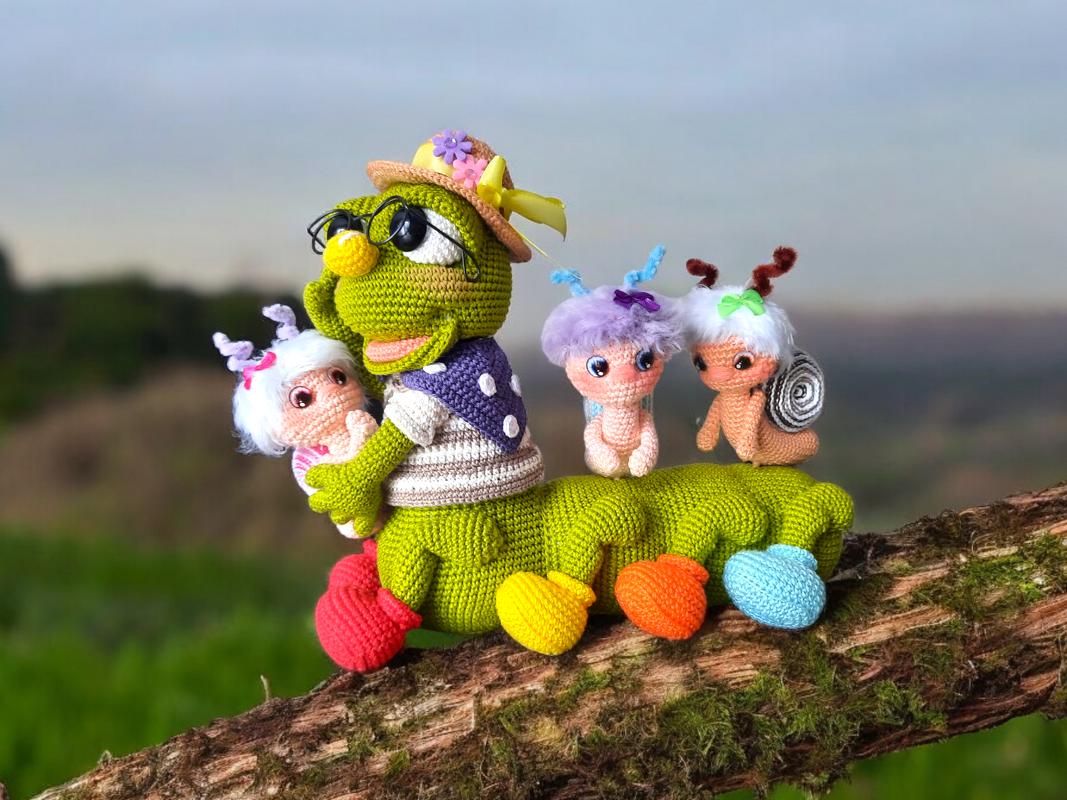 Häkelanleitung Raupi und Schnecki Sparset - Bild 2