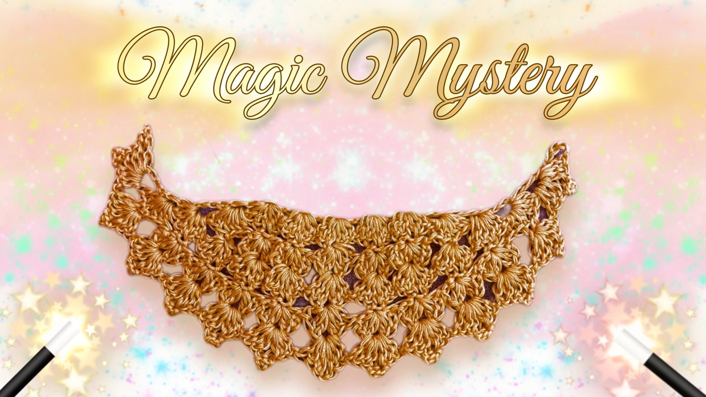 Magic Mystery-Häkelanleitung für ein hübsches Dreieckstuch