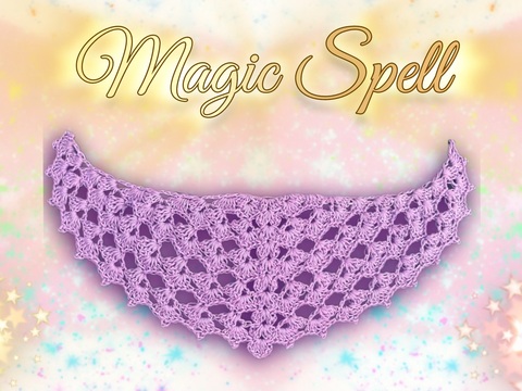 Magic Spell-Häkelanleitung für ein hübsches Dreieckstuch