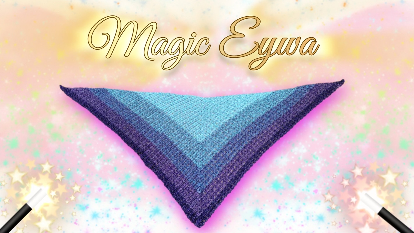 Magic Eywa-Häkelanleitung für ein wunderschönes Dreieckstuch