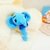 Baby elephant rattle, free crochet pattern, sensory toy, step by step
