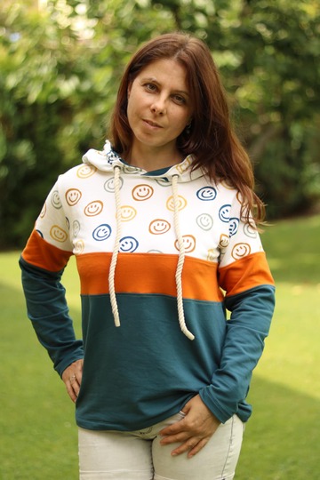 Ebook Colorblocking Hoodie ENINGEN Gr. 34-56