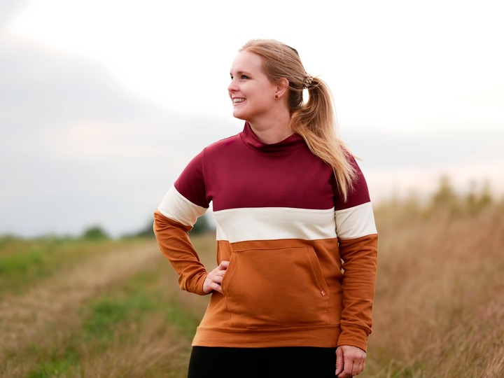 Ebook Colorblocking Hoodie ENINGEN Gr. 34-56