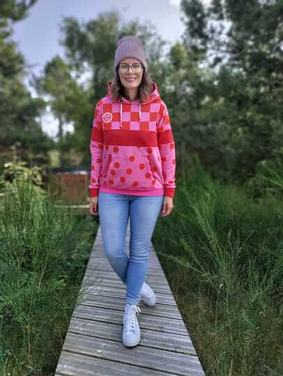 Ebook Colorblocking Hoodie ENINGEN Gr. 34-56