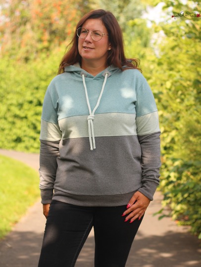 Ebook Colorblocking Hoodie ENINGEN Gr. 34-56