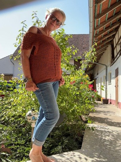 Häkelanleitung für den RVO Pullover Sommerstroh