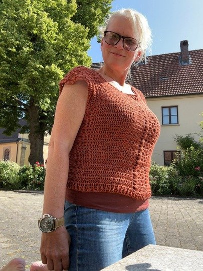 Häkelanleitung für den RVO Pullover Sommerstroh
