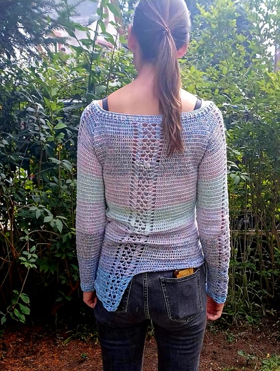 Häkelanleitung für den RVO Pullover Sommerstroh