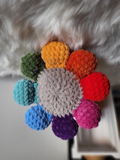 Colorful octopus to learn colors, no sewing!