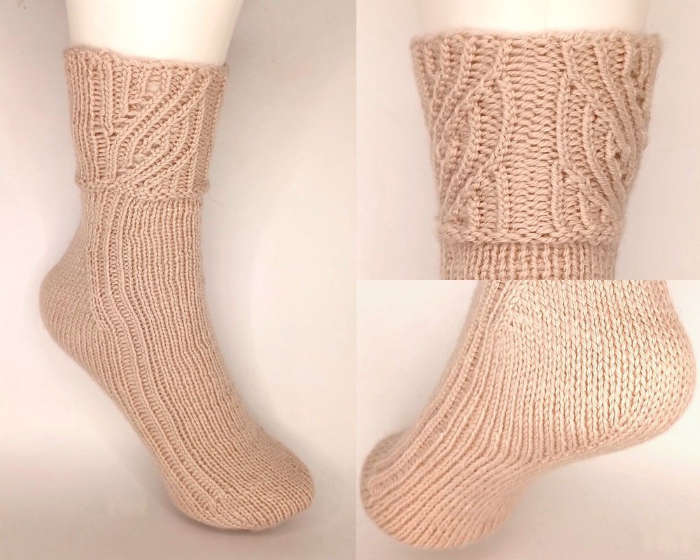 Endlich Socken stricken! Fixe Ferse "Engelchen flieg", Gr.34-47