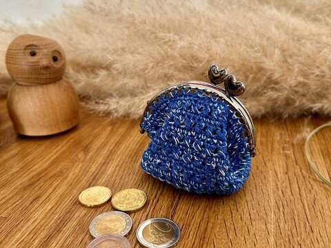 Gelbeutel, Geldbörse, Portemonnaie, Häkelanleitung