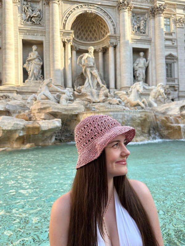 summer hat, bucket hat, sun hat, crochet pattern