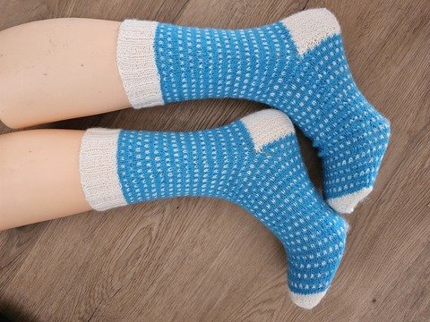 Strickanleitung Socken Winter Day