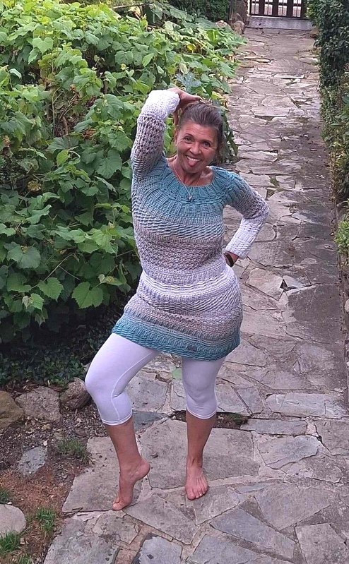 Polarlicht - Pulli/Tunika/Kleid, alle Längen, alle Größen, Häkelanleitung