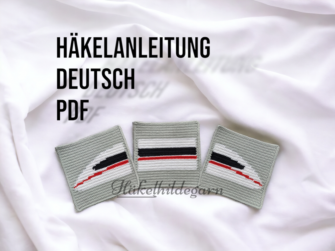 ICE auf Quadrat zur Herstellung von Tischläufern, Topflappen uvm.