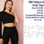 Crop Top Sewing Pattern Sewing Patterns Patterns PDF Crop Top Pattern