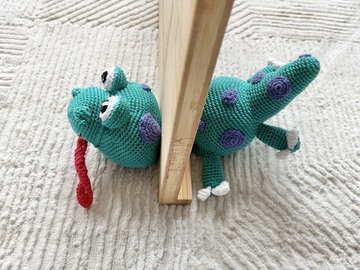 Häkelanleitung Dino Türstopper