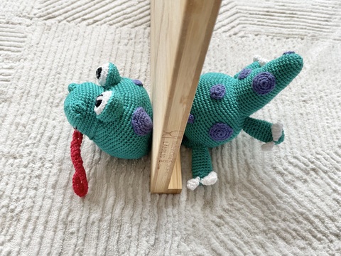 Häkelanleitung Dino Türstopper