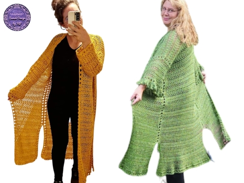 Häkelanleitung Sommer-Mantel Gina