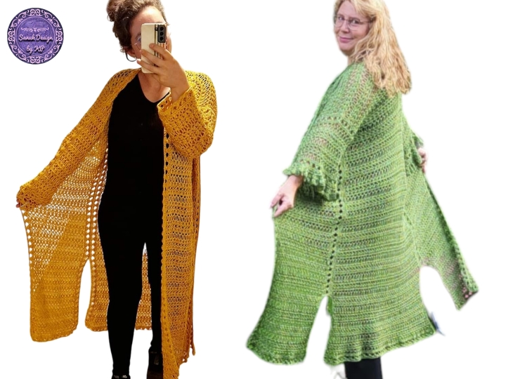 Häkelanleitung Sommer-Mantel Gina