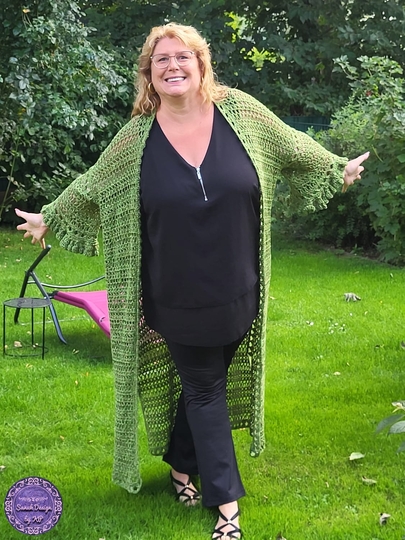 Häkelanleitung Sommer-Mantel Gina