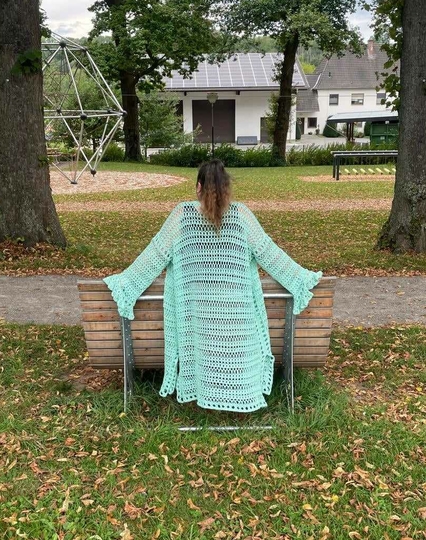 Häkelanleitung Sommer-Mantel Gina
