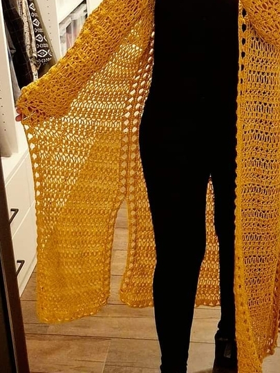 Häkelanleitung Sommer-Mantel Gina