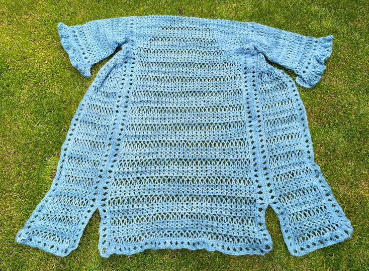 Häkelanleitung Sommer-Mantel Gina