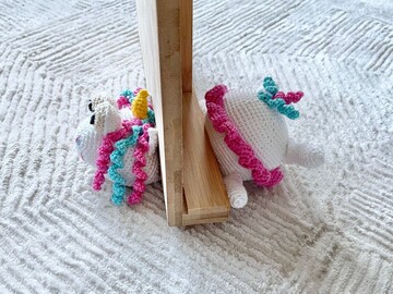 Häkelanleitung Einhorn Türstopper