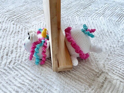 Häkelanleitung Einhorn Türstopper