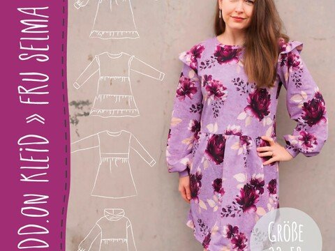 ADD-ON KLEID "FRU SELMA" - Schnittmuster und Anleitung