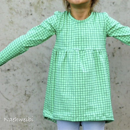 KLEID & TUNIKA "HILJA" | Schnittmuster u. Anleitung | Gr. 86-164 | 3 WEITEN