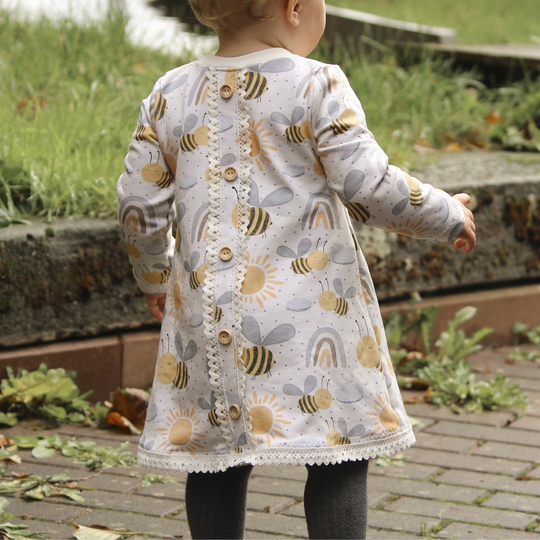 KLEID & TUNIKA "HILJA" | Schnittmuster u. Anleitung | Gr. 86-164 | 3 WEITEN