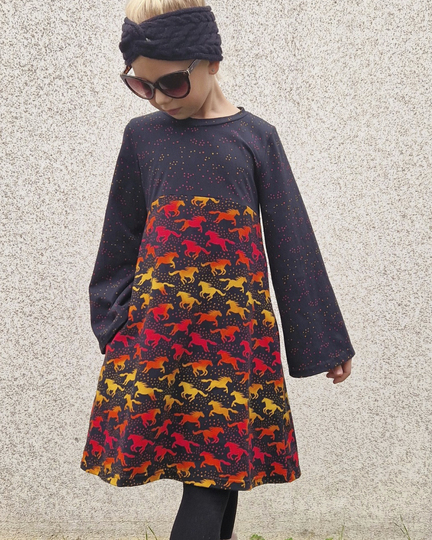 KLEID & TUNIKA "HILJA" | Schnittmuster u. Anleitung | Gr. 86-164 | 3 WEITEN