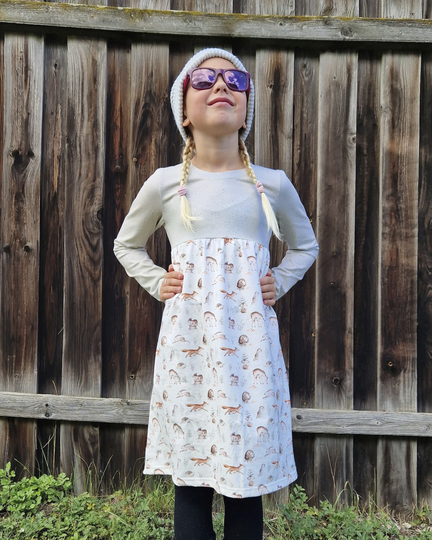 KLEID & TUNIKA "HILJA" | Schnittmuster u. Anleitung | Gr. 86-164 | 3 WEITEN