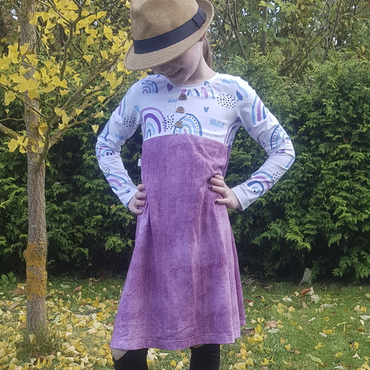 KLEID & TUNIKA "HILJA" | Schnittmuster u. Anleitung | Gr. 86-164 | 3 WEITEN